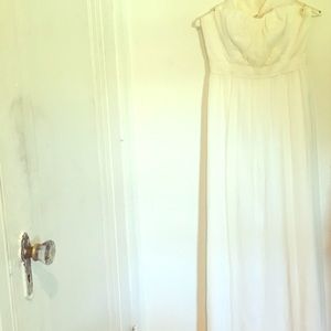 BCBG White Gown
